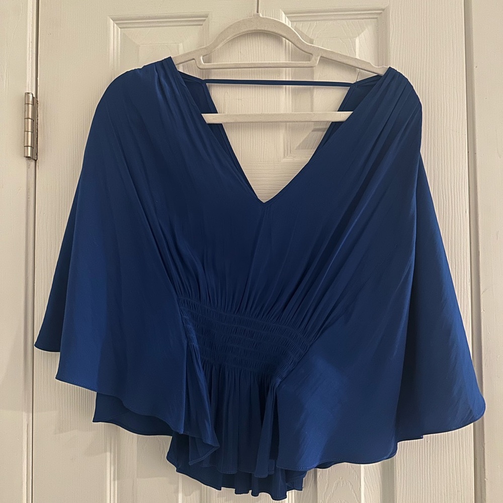 Ramy Brook Blue Blouse